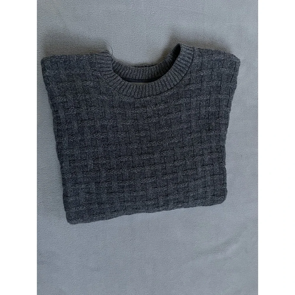 Oscar De La‎ Renta Mens Sz Med Chunky Knit Sweater